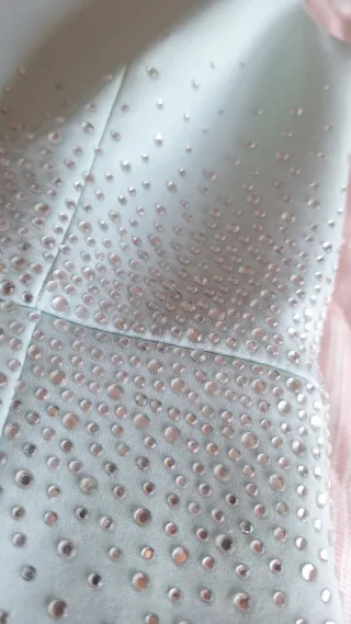 Vestido fiesta Calvin Klein verde agua casi nuevo