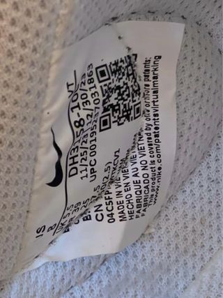 Nike Air Force 1 Custom Donna Oro Bianco