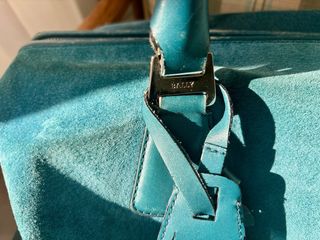 Bolsa de piel azul Bally