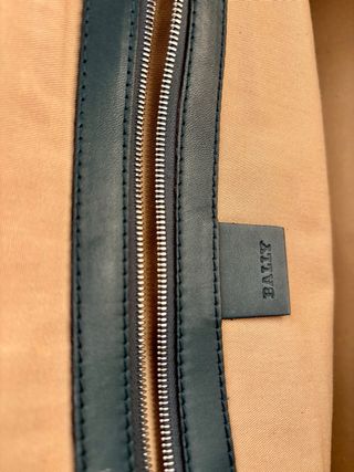 Bolsa de piel azul Bally