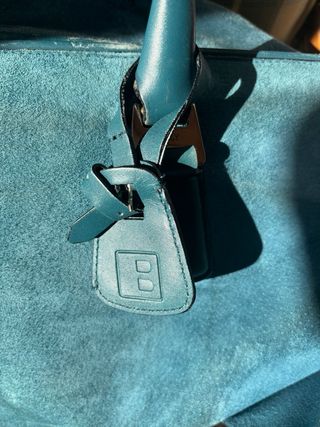 Bolsa de piel azul Bally