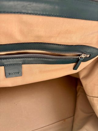 Bolsa de piel azul Bally