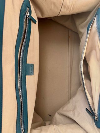 Bolsa de piel azul Bally