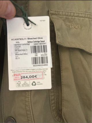 Barbour Corbridge Casual XXL Verde Oliva