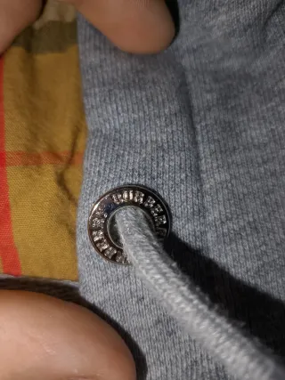 Felpa Burberry Grigia con Zip