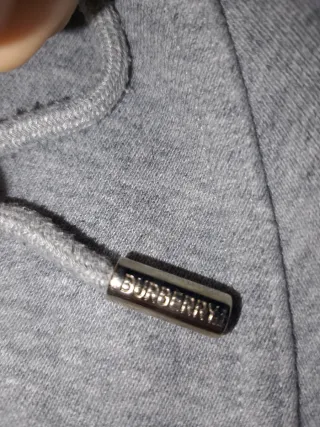 Felpa Burberry Grigia con Zip