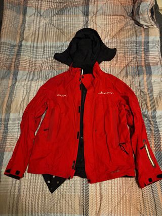 Giacca a vento Vaude Event rossa