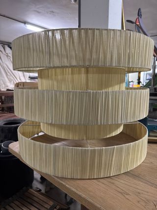 Lámpara de techo diseño pantallas circulares