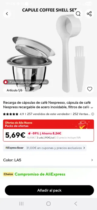 Cafetera Dolce Gusto Nescafé