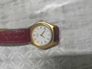 Orologio Seiko 7N89-0021 da donna oro e rosso