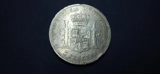 5 Pesetas Plata Alfonso XII 1875
