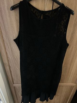 Vestito donna pizzo nero taglia XXL