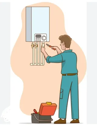 Calentador de agua para arreglar.