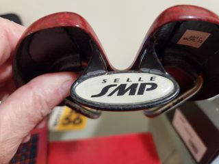 Sillín Selle SMP Carbon Rojo