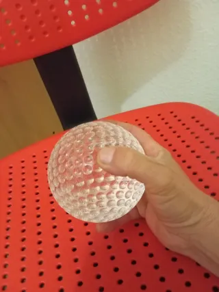 Bola decorativa de cristal esférica