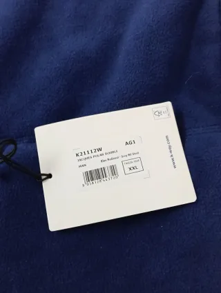 K-Way Giacca Polar Reversibile Blu/Grigio