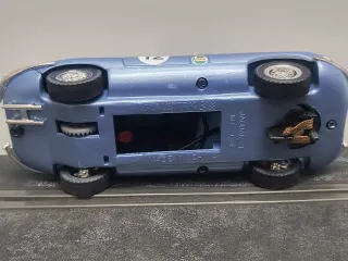 Jaguar E-Type Scalextric Azul