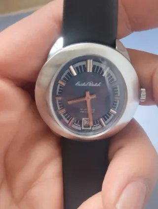 Reloj Crystal Watch Azul y Plateado