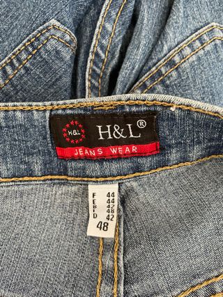 Pantalones Jeans H&L Talla 44 Azul
