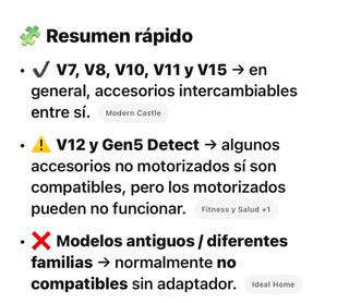 Accesorios aspiradora Dyson