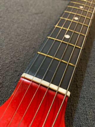 Guitarra Eléctrica Infantil Playon Roja