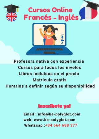 Clases de francés o ingles