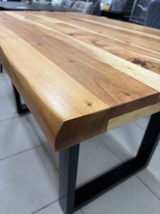 Mesa Industrial Madera y Hierro
