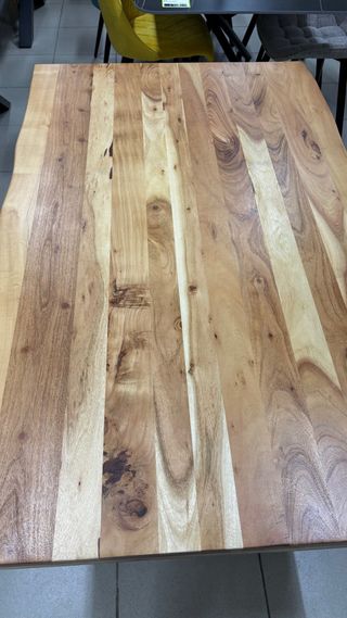 Mesa Industrial Madera y Hierro