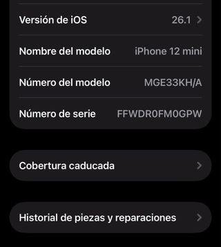 iPhone 12 Mini Negro