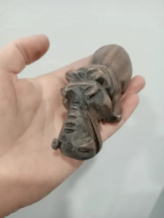 Figura Hipopótamo Madera