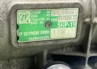 Caja cambios audi 95169 fax a6 2.7 v6 30v biturbo
