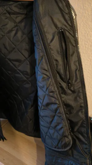 Chaqueta de piel para moto