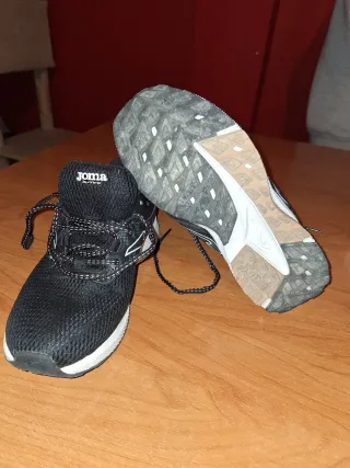 Zapatillas Joma Running Mujer Negras Blancas