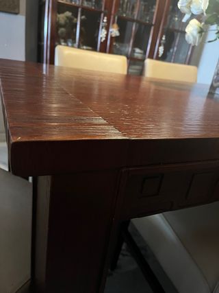 Mesa de roble con 6 sillas