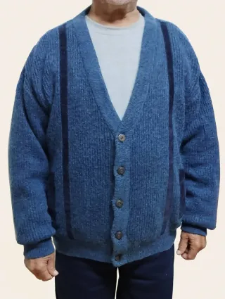 Chaqueta hombre vintage azul