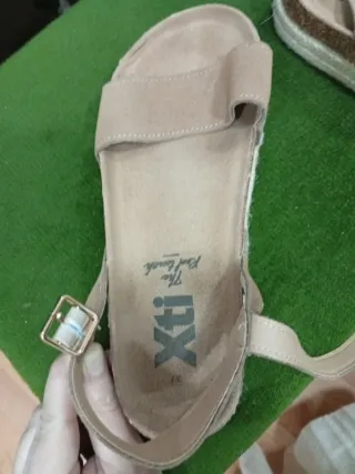 Sandalias Xti Suela Esparto (2cms) Marrón Talla 37