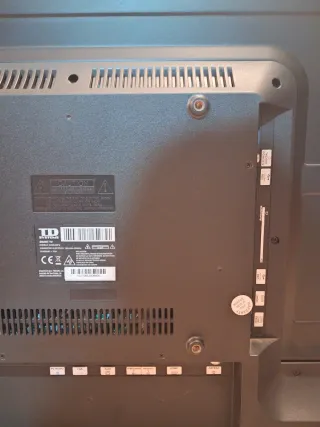 Televisión TD Systems Negra