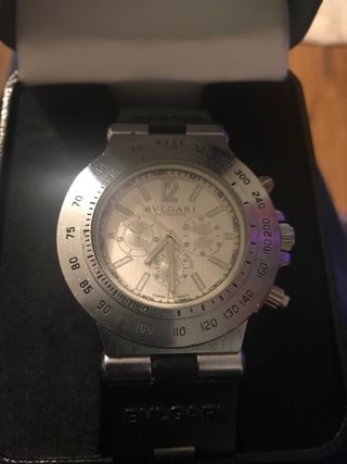 Reloj Bulgari Automático Cronógrafo Acero