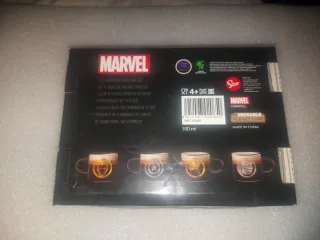 Pack de 4 Vasos Chupito de Los Vengadores Marvel