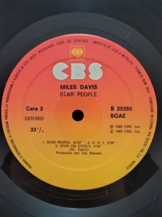 Vinilo LP Miles Davis - Star People Jazz (1983)
