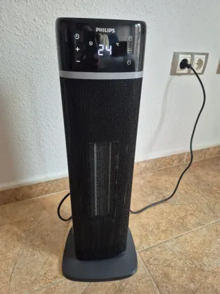 Calentador Cerámico Philips Negro