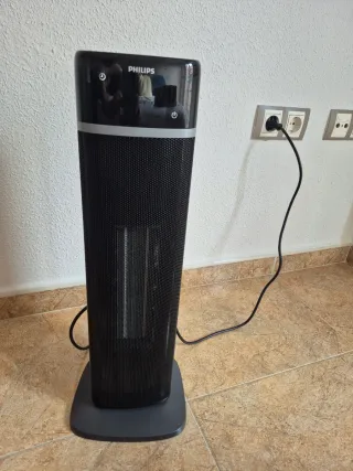 Calentador Cerámico Philips Negro
