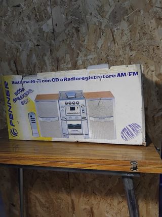 Equipo de música Fenner CD/Cassette