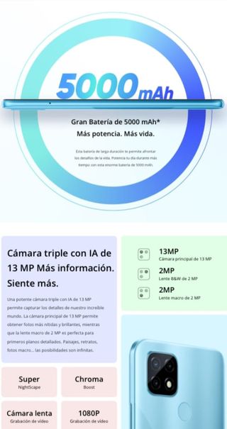 MOVIL REALME C21 ¡¡¡PRECINTADO SIN ABRIR!!!