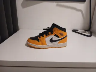 Jordan 1 Naranja y Blanco reales una lavadora y ya