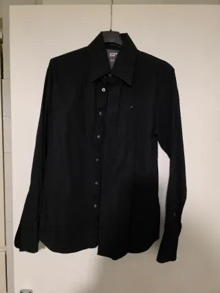 Camicia uomo Tommy Hilfiger nera