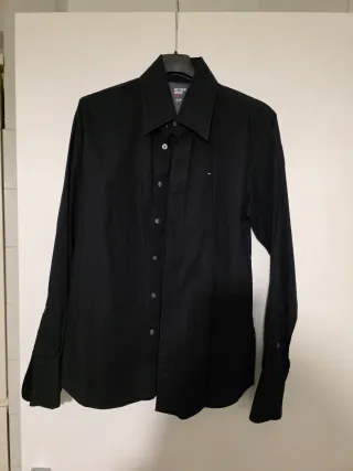Camicia uomo Tommy Hilfiger nera