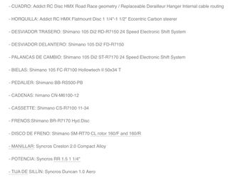 Scott Addict RC 40 2024, Talla M 54,cambio 105 Di2