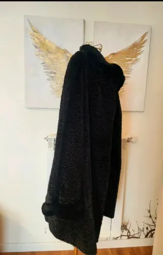 Abrigo Astracán Negro