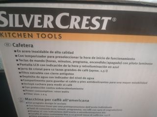 Cafetera SilverCrest con Temporizador Nueva